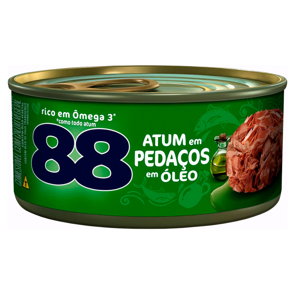 ATUM 88 PEDACOS OLEO 140G