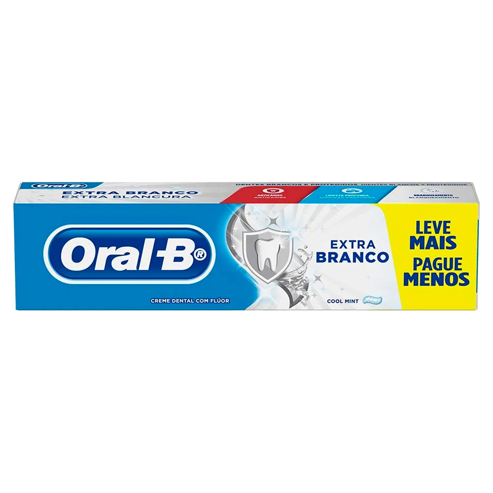CR DENT ORAL B 180G EXTRA BRANCO