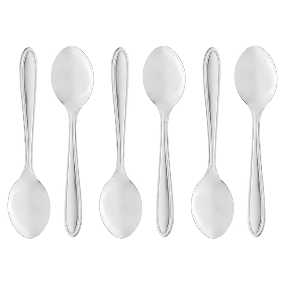 CJ 6 COLHERS MESA ACO INOX GASTRO 19CM