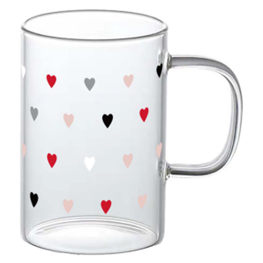 CANECA VIDRO BOROSSILIC CALOR LOVE 200ML