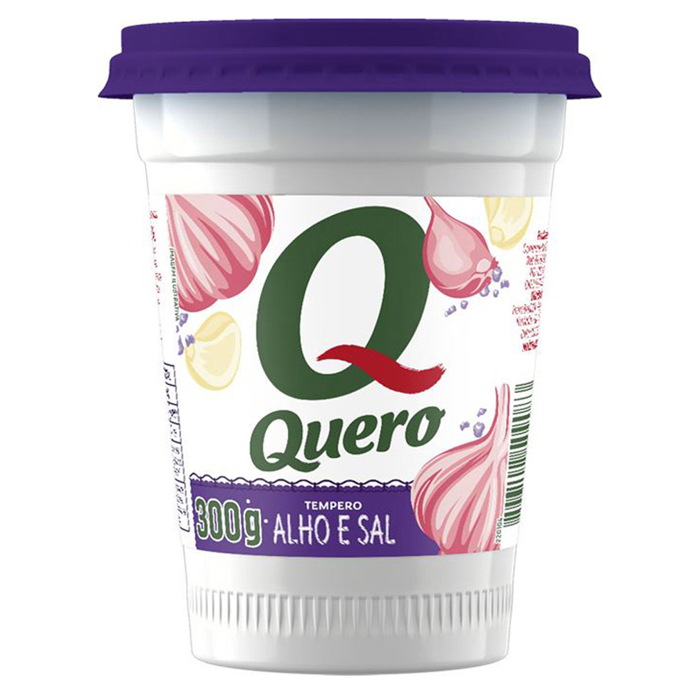 TEMPERO ALHO E SAL QUERO POTE 300G