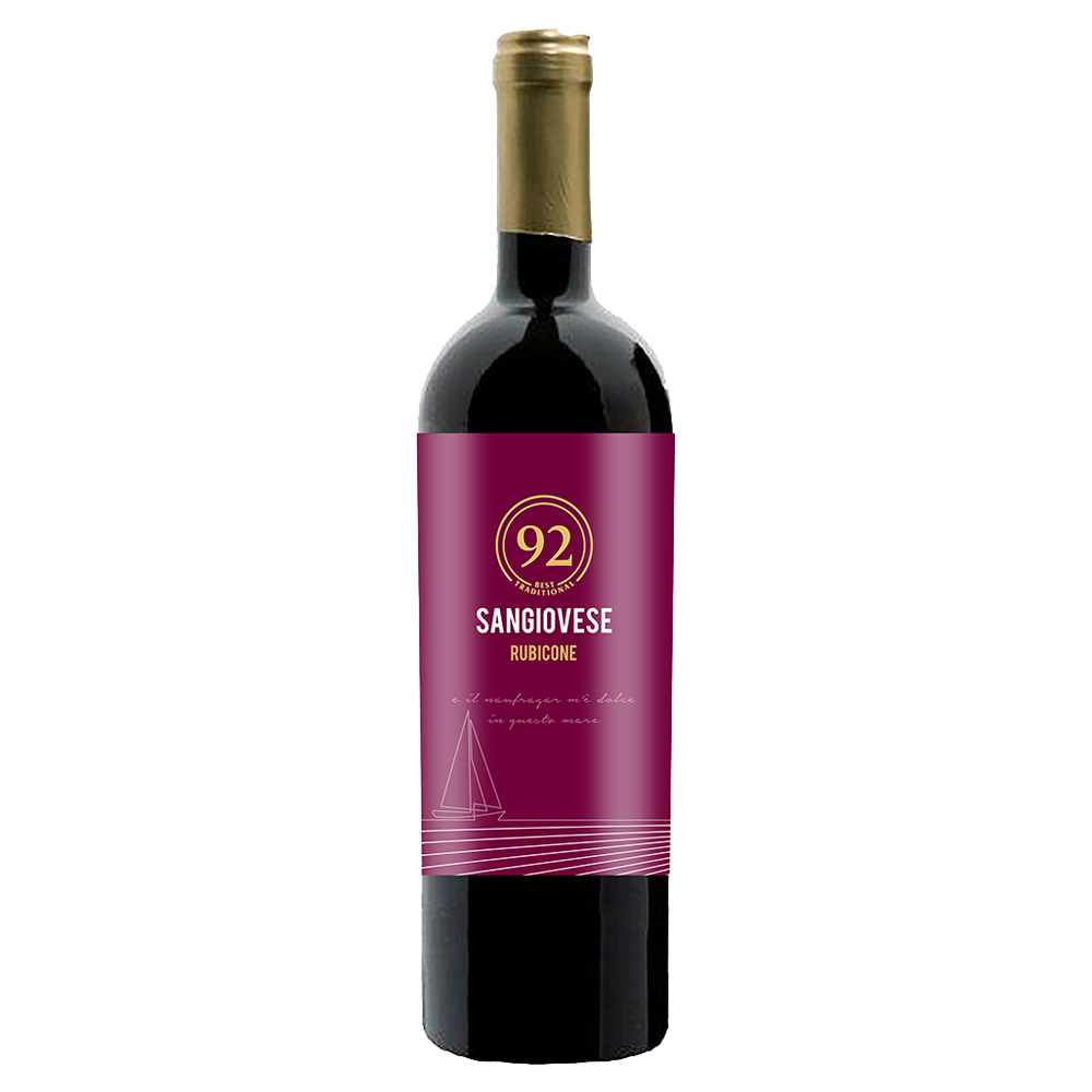 VIN ITA SANGIOVESE RUBICONE 92 750ML