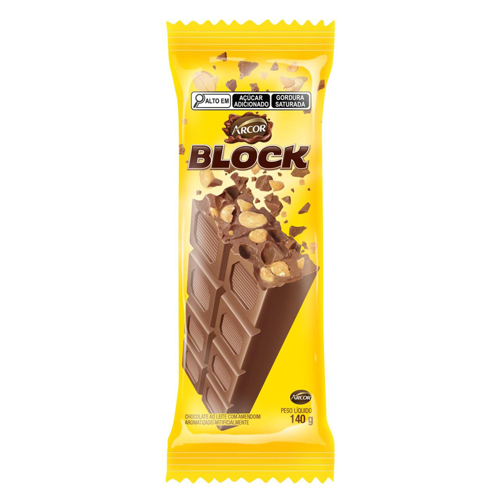CHOC ARCOR TABL 140G BLOCK