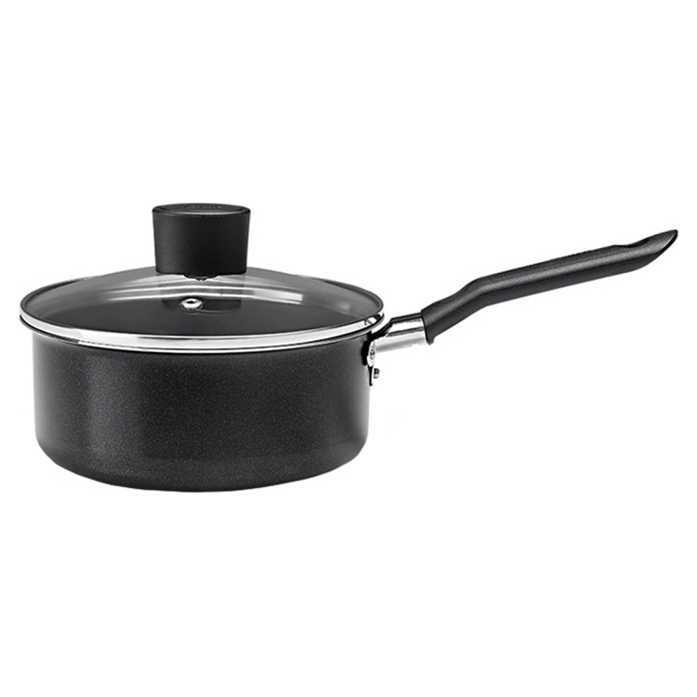 PANELA C/TAMPA EBONY BRINOX 16X7CM PRETA