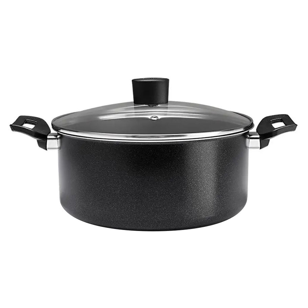 PANELA C/TAMPA EBONY BRINOX 20X9CM PRETA