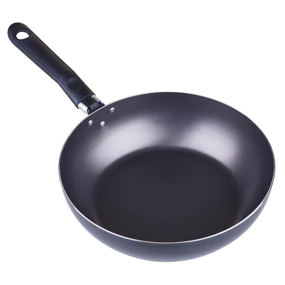 PANELA WOK EBONY BRINOX 24CM PRETA