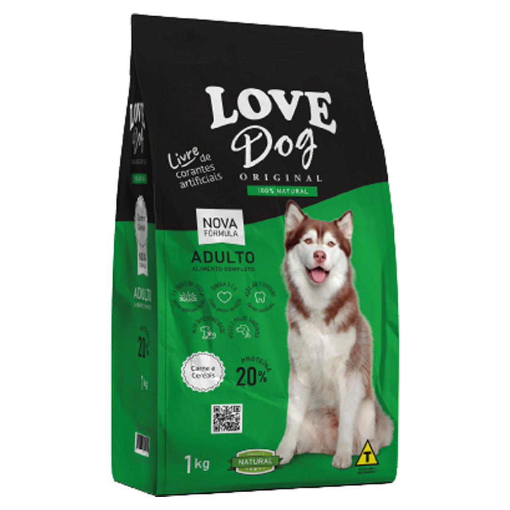 RACAO LOVE DOG ORIGINAL 1KG