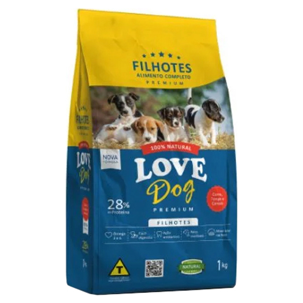 RACAO P/CAES LOVE DOG PEQUENAS RACAS 3KG
