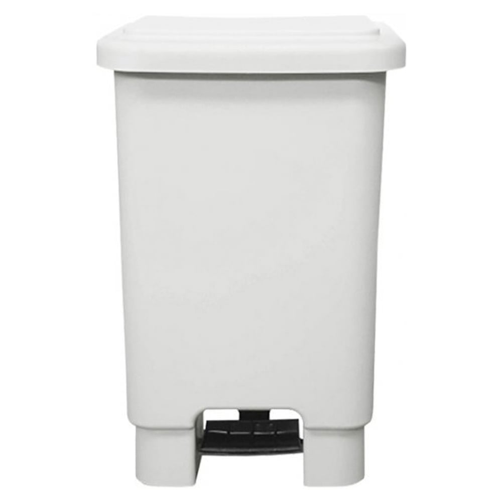 LIXEIRA C/PEDAL PLASTEX 50L BRANCA