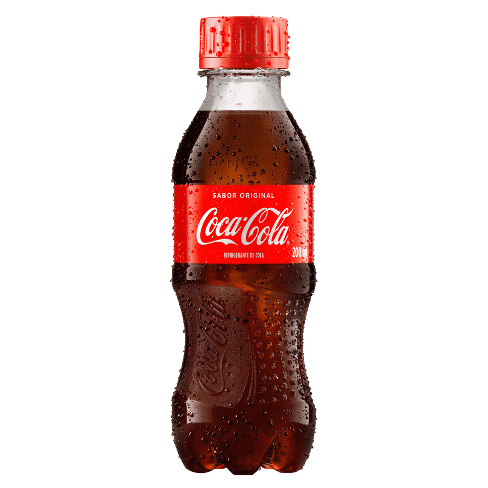 REFRIGERANTE COCA COLA MINI PET 200ML