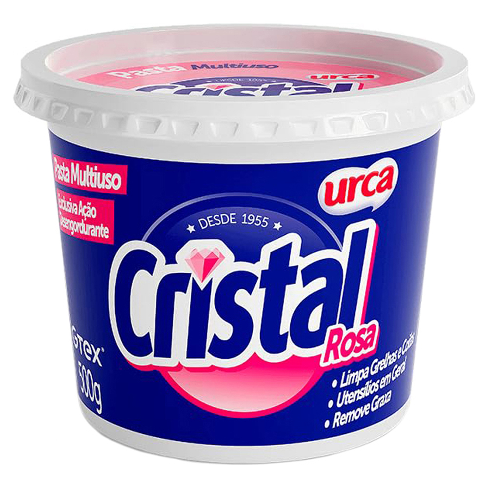 SABAO EM PASTA URCA CRISTAL ROSA 500G