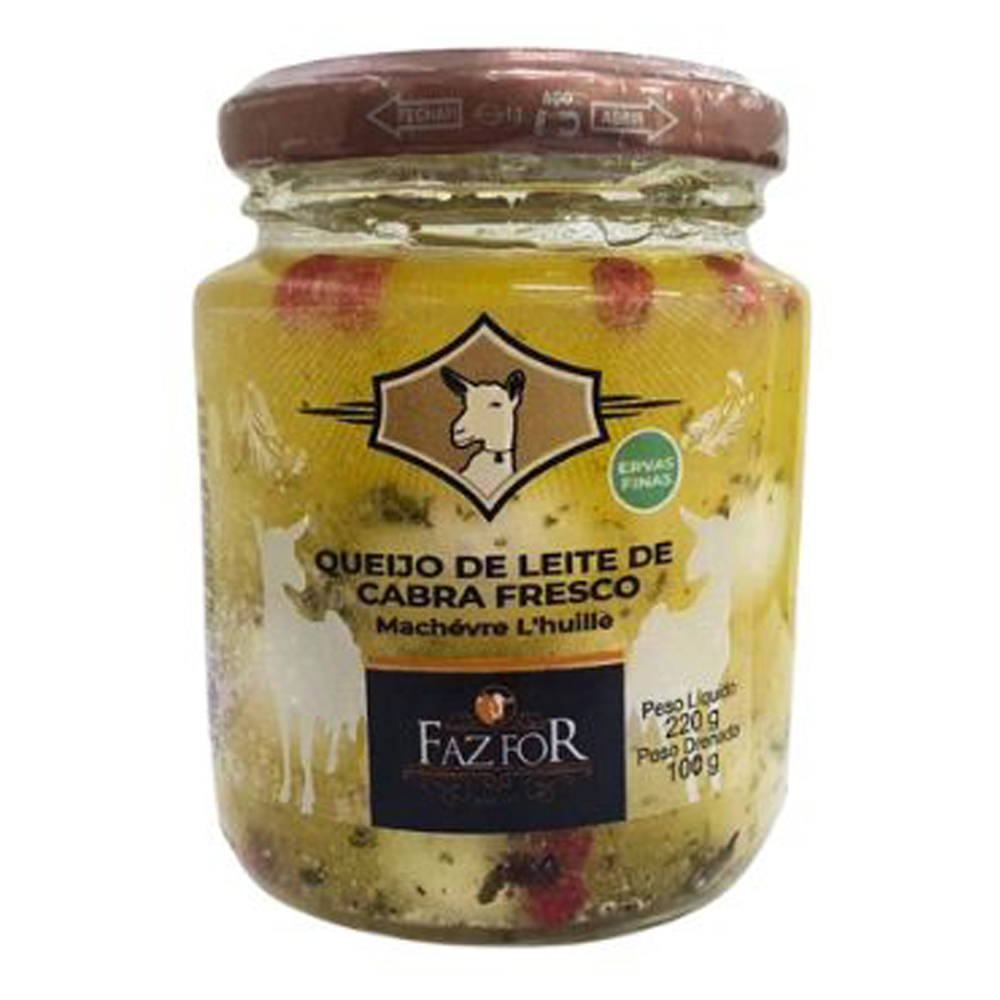 QUEIJO LEITE DE CABRA ERVAS FAZ FOR 220G