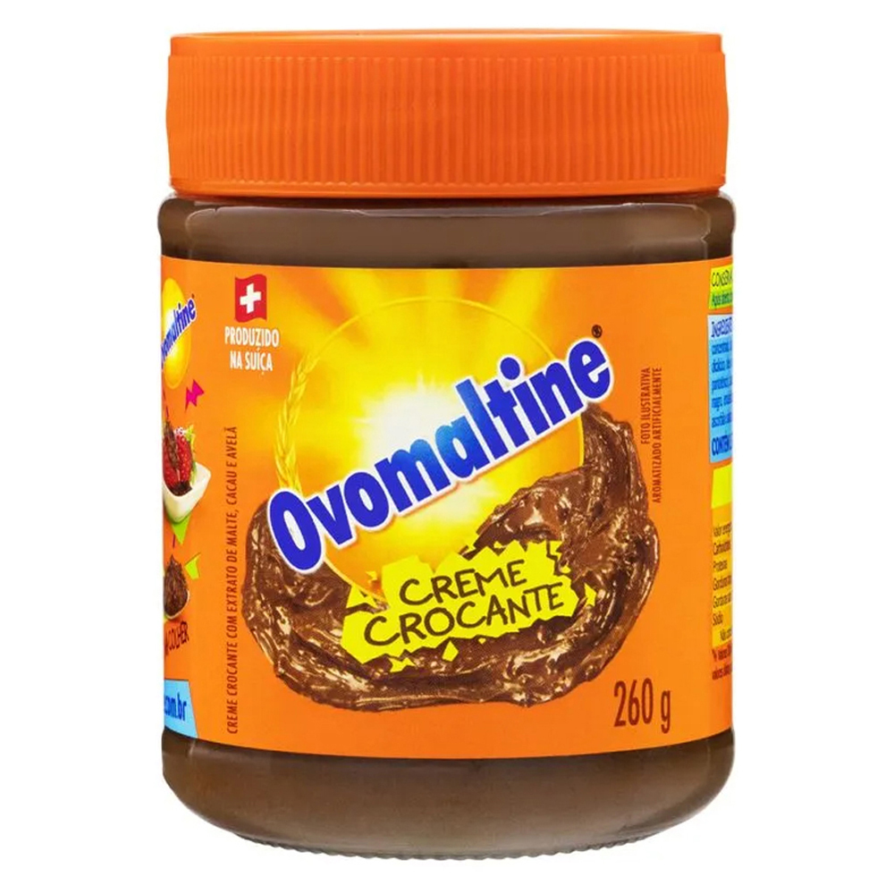 CREME CAC AVELA OVOMALTINE 260G CROCANTE