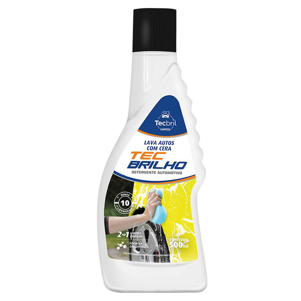 LAVA AUTO C/CERA TECBRIL 500ML