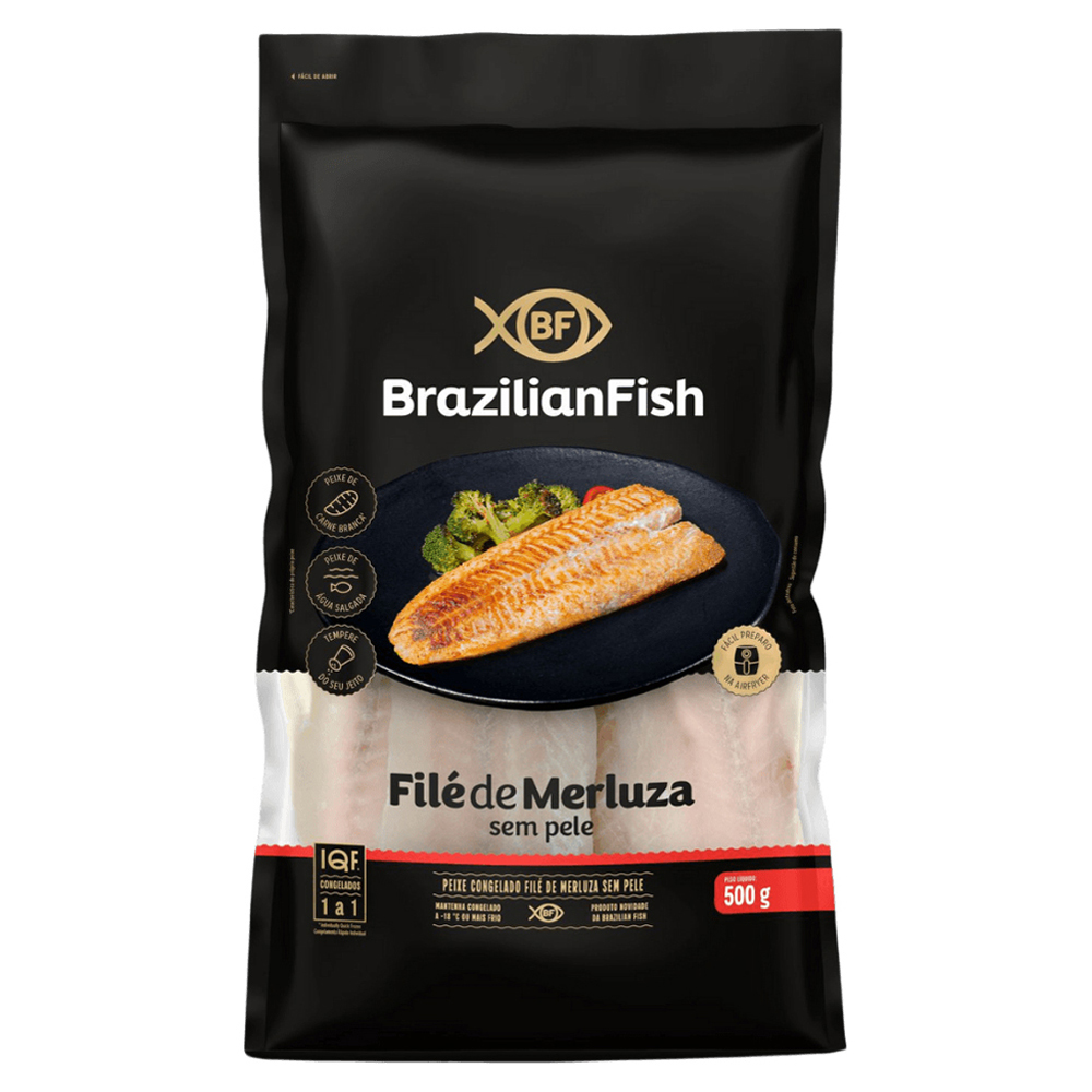 FILE DE MERLUZA BRAZILIAN FISH 500G
