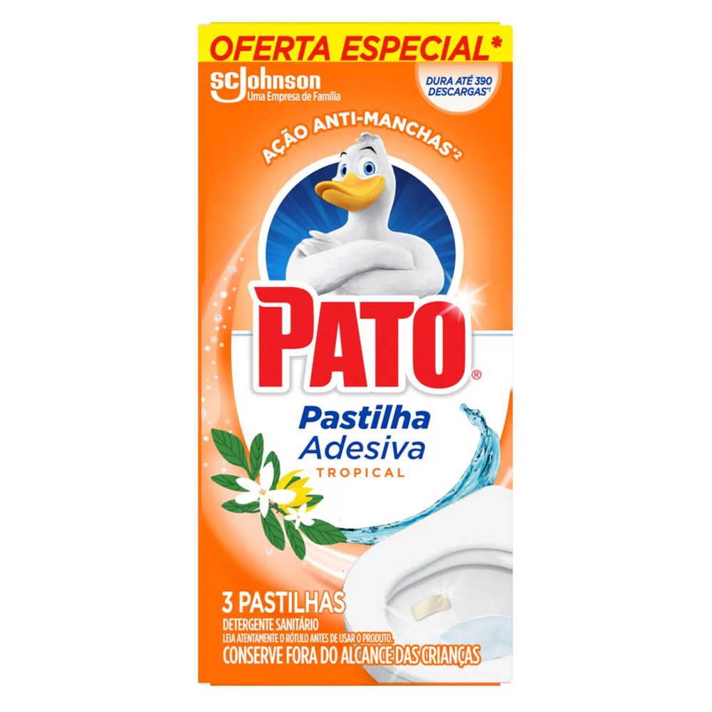 PASTILHA ADESIVA PATO TROPICAL C/3