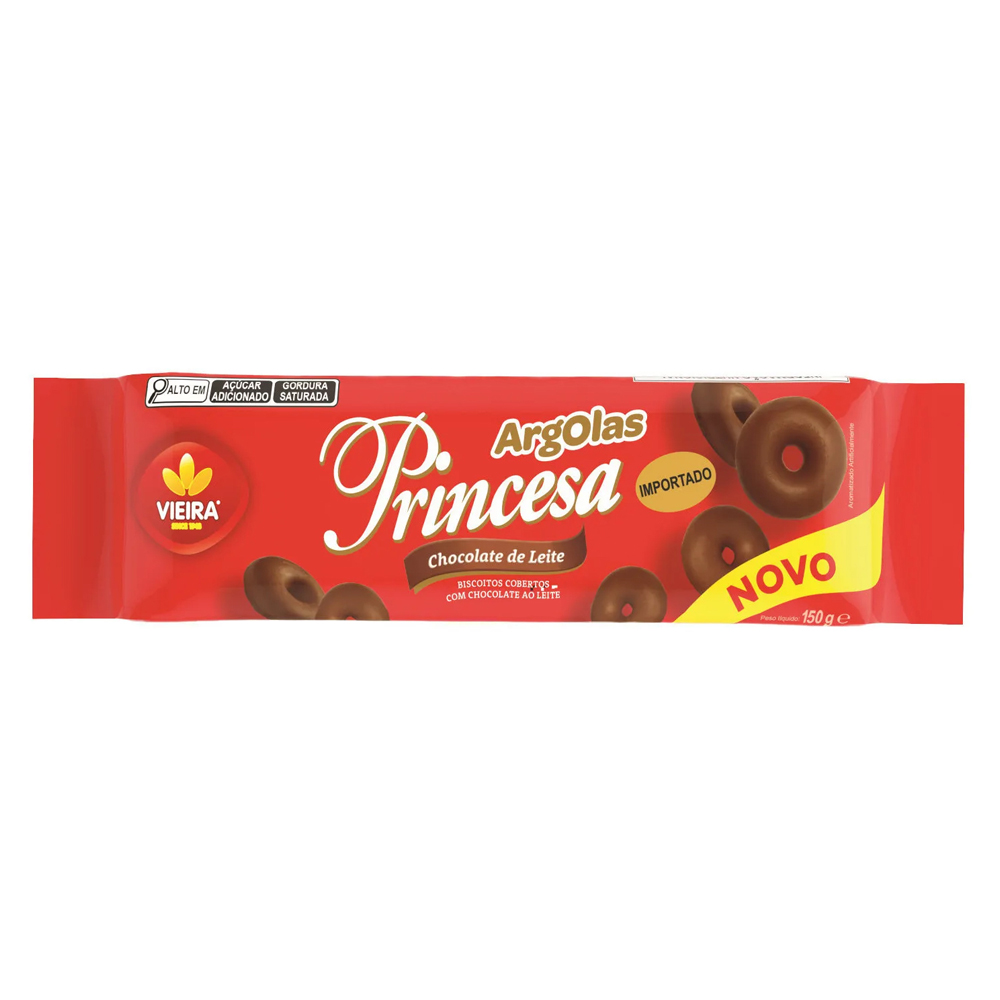 BISCOITO VIEIRA PRINCESA ARGOLAS 150G
