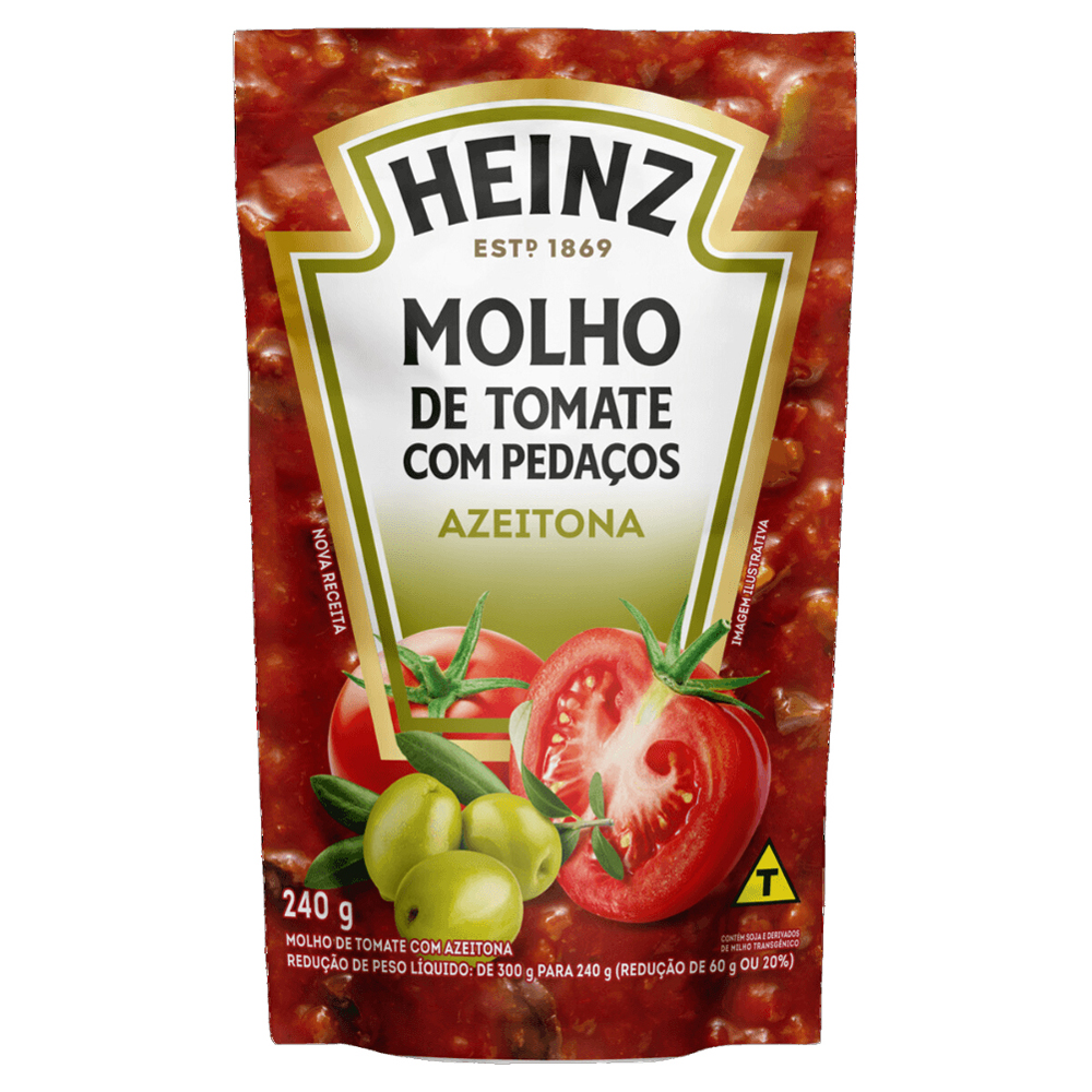 MOLHO TOM HEINZ SACHE 240G AZEITONA