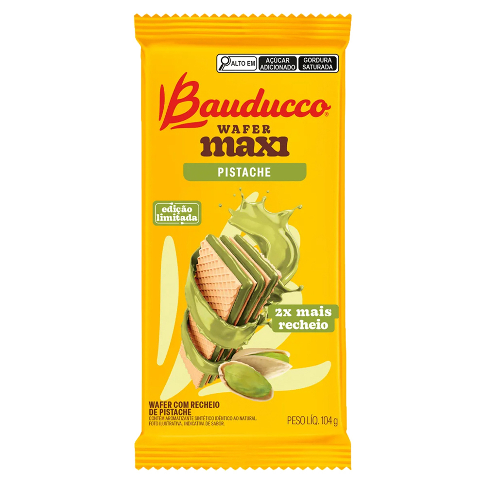 BISC BAUDUCCO WAFER 104G MAX PISTACHE