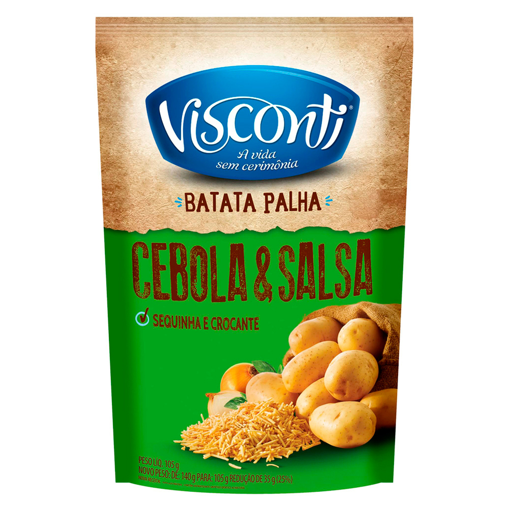 BATATA PALHA VISCONTI CEBOL E SALSA 105G
