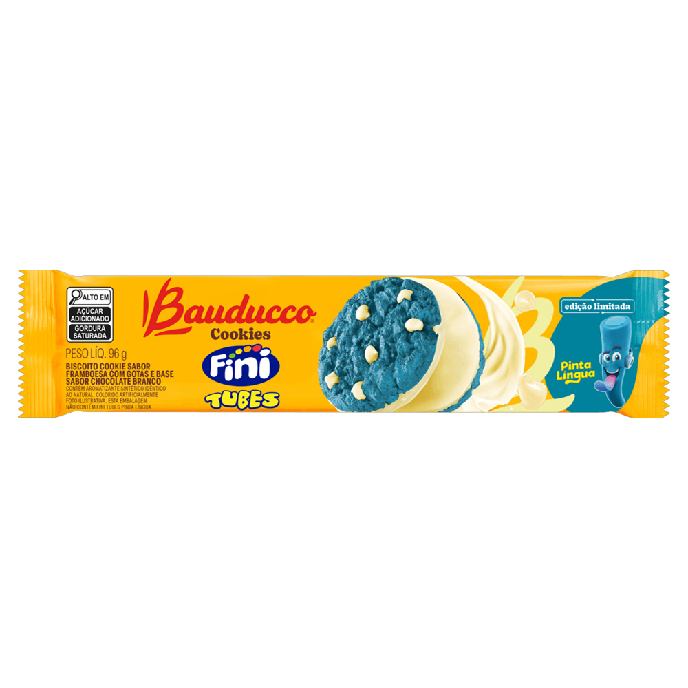 BISC BAUDUCCO COOKIES 96G PINTA LINGUA