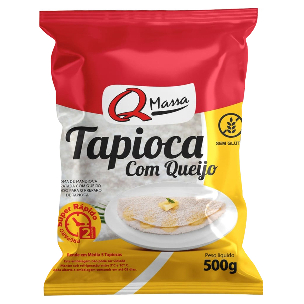 TAPIOCA C/ QUEIJO QMASSA 500G