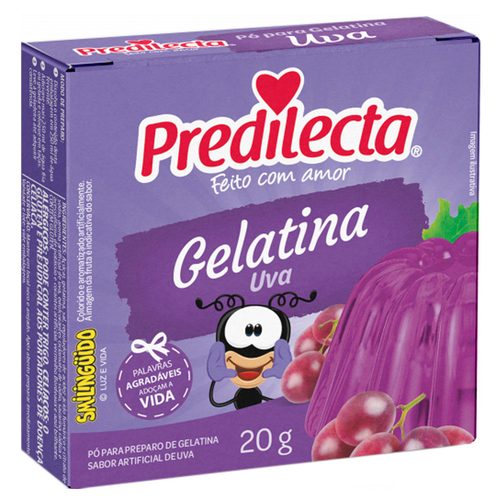 GELATINA PREDILECTA 20G UVA