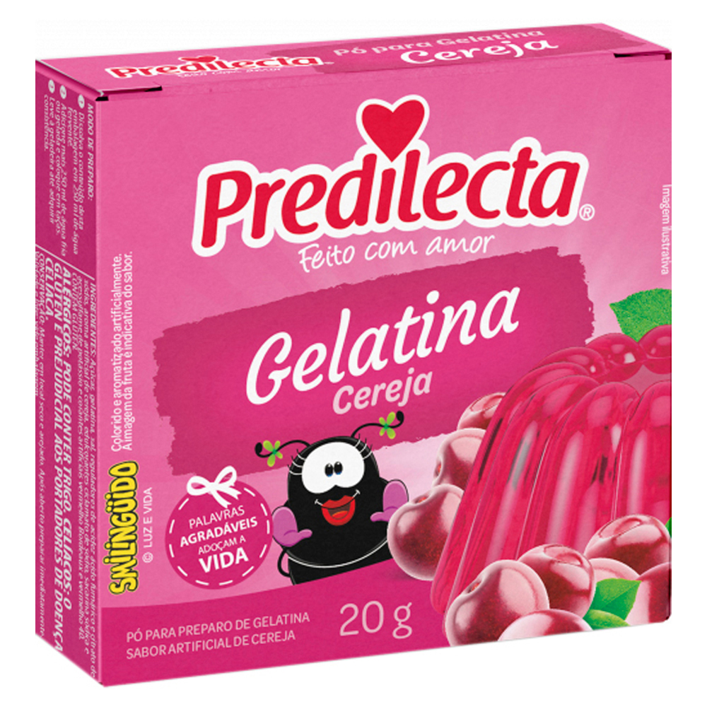 GELATINA PREDILECTA 20G CEREJA
