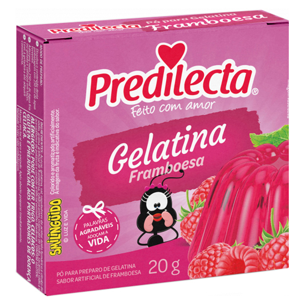 GELATINA PREDILECTA 20G FRAMBOESA