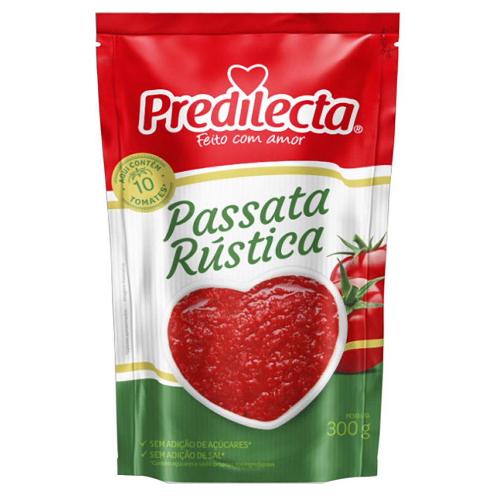 MOLHO TOM PASSATA PREDILECTA 300G RUSTIC