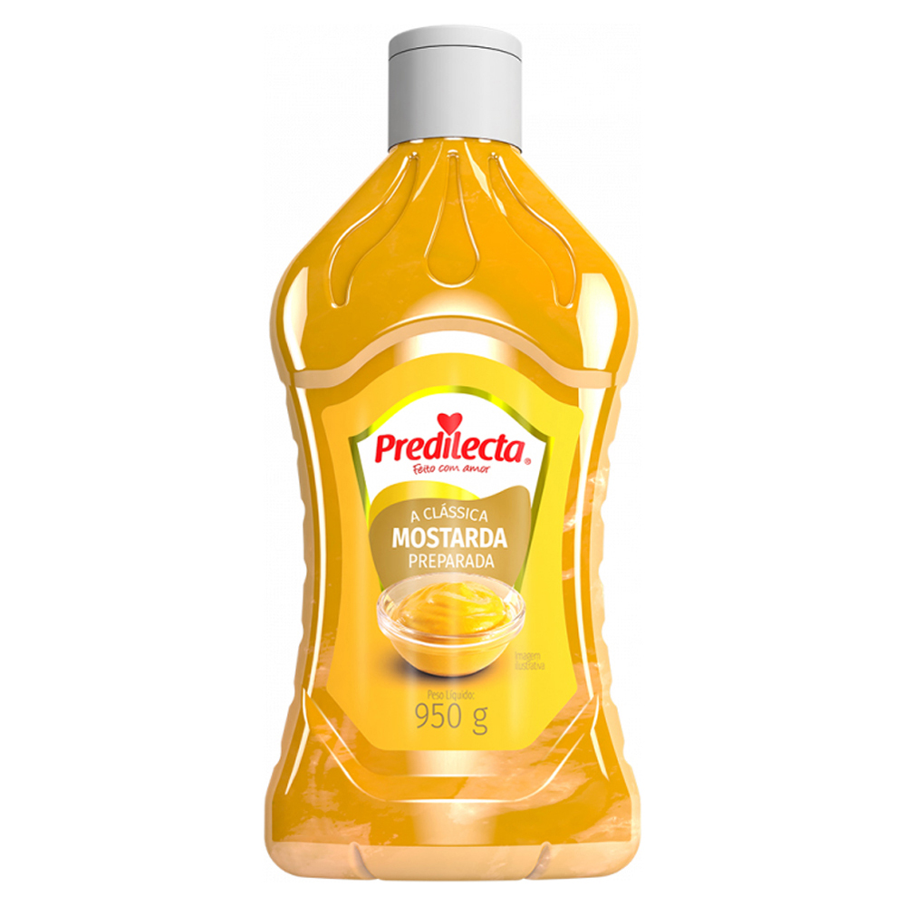 MOSTARDA PREDILECTA BISNAGA 950G