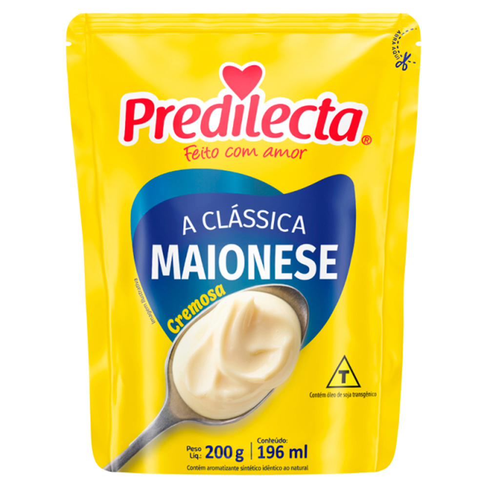 MAIONESE PREDILECTA SACHE TRAD 200G