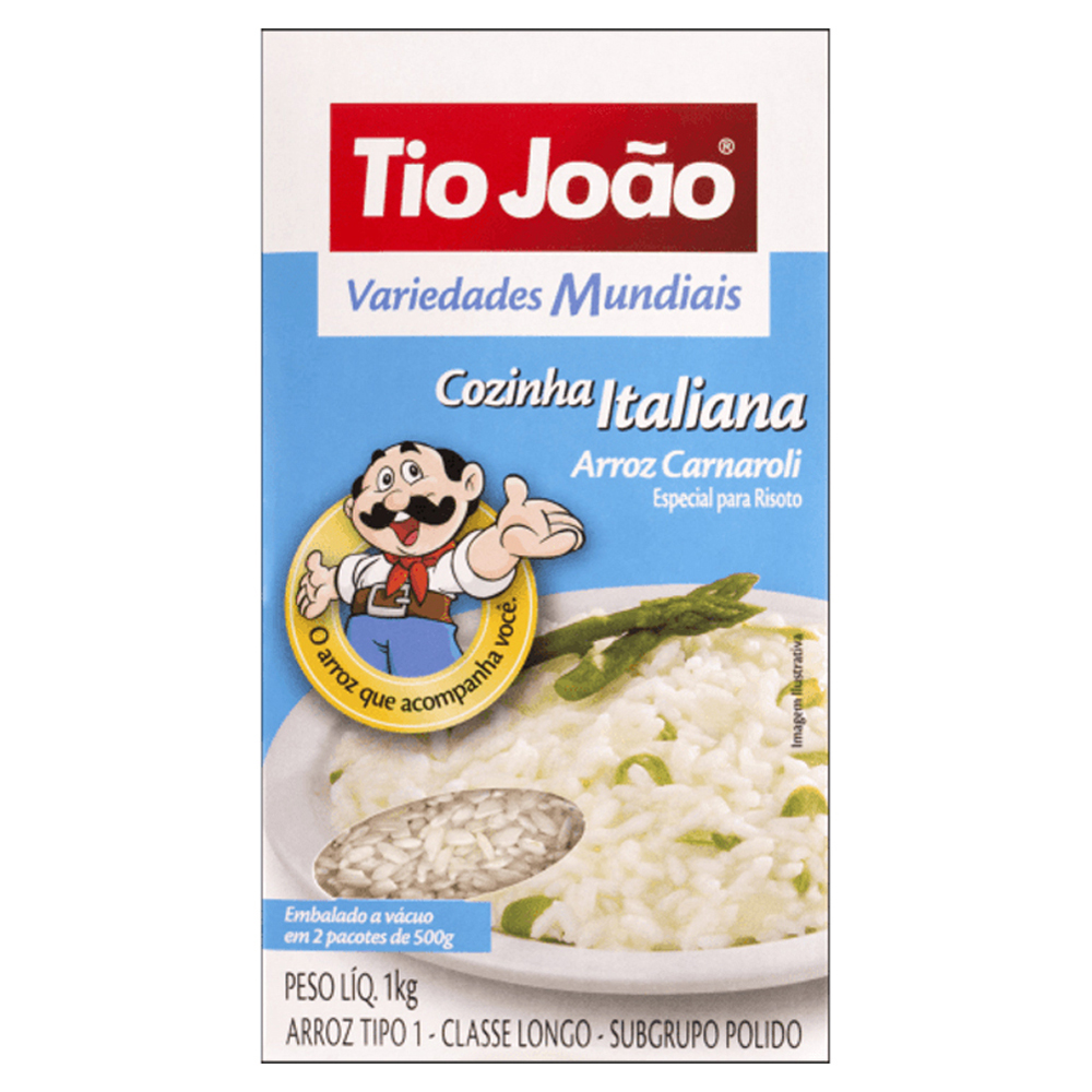 ARROZ TIO JOAO V MUNDI 500G COZ ITALIANA