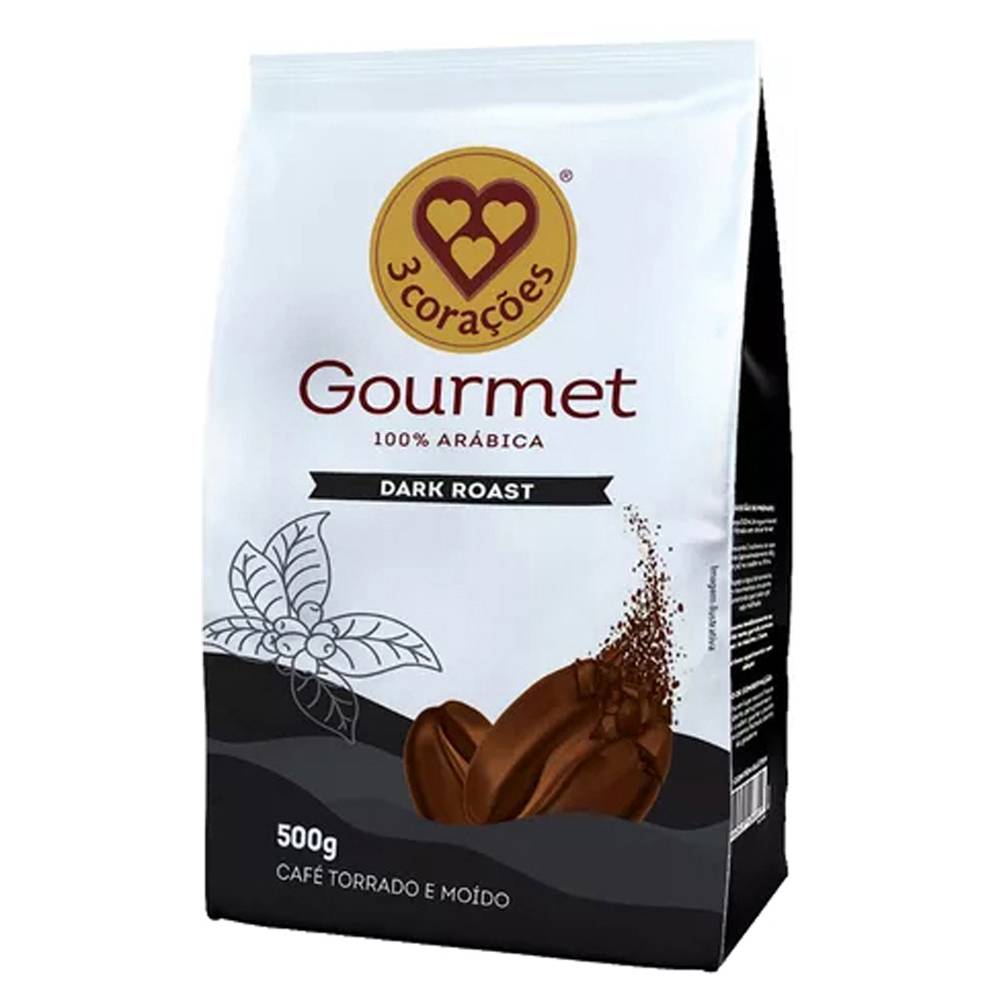 CAFE 3 COR TOR MOIDO 500G DARK GOURMET