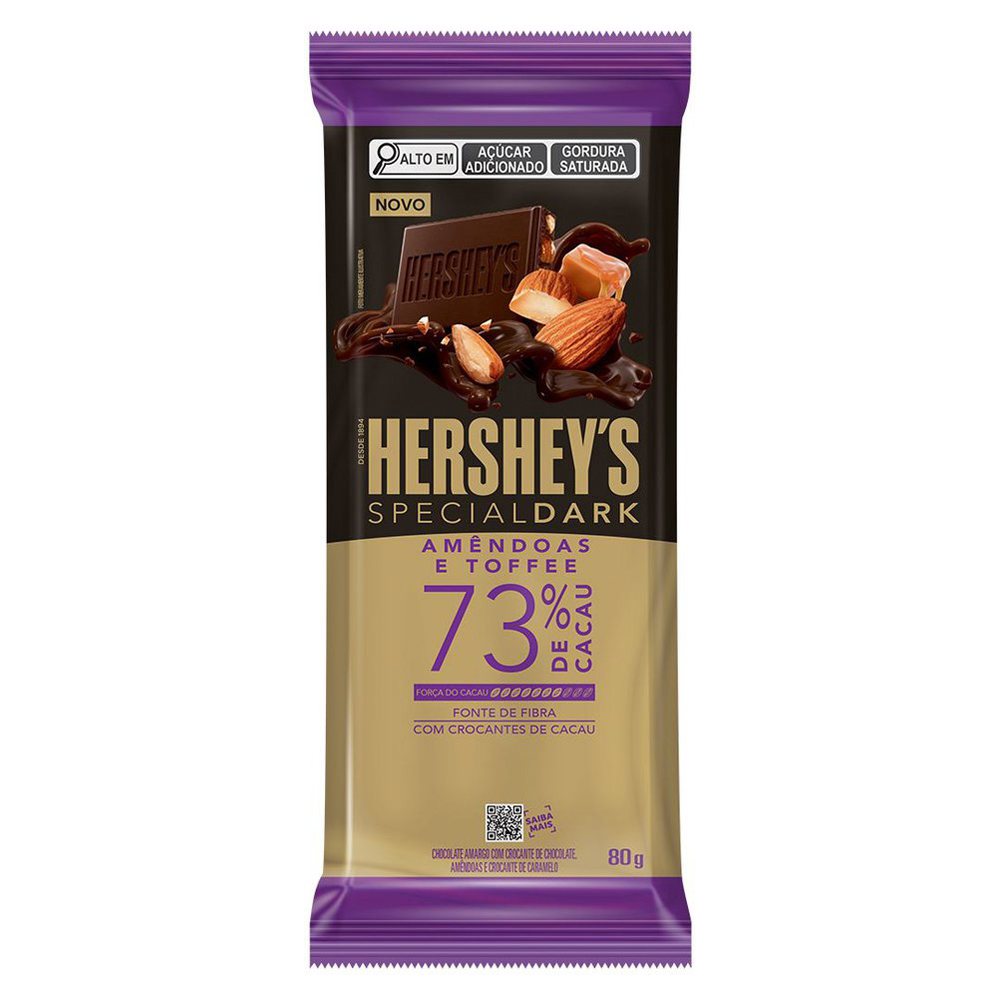 CHOC HERSHEYS 80G SPEC DARK 73% AMEND
