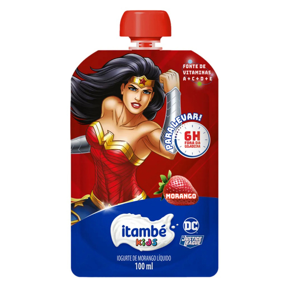 IOGURTE ITAMBE  100G POUCH KIDS MORANGO