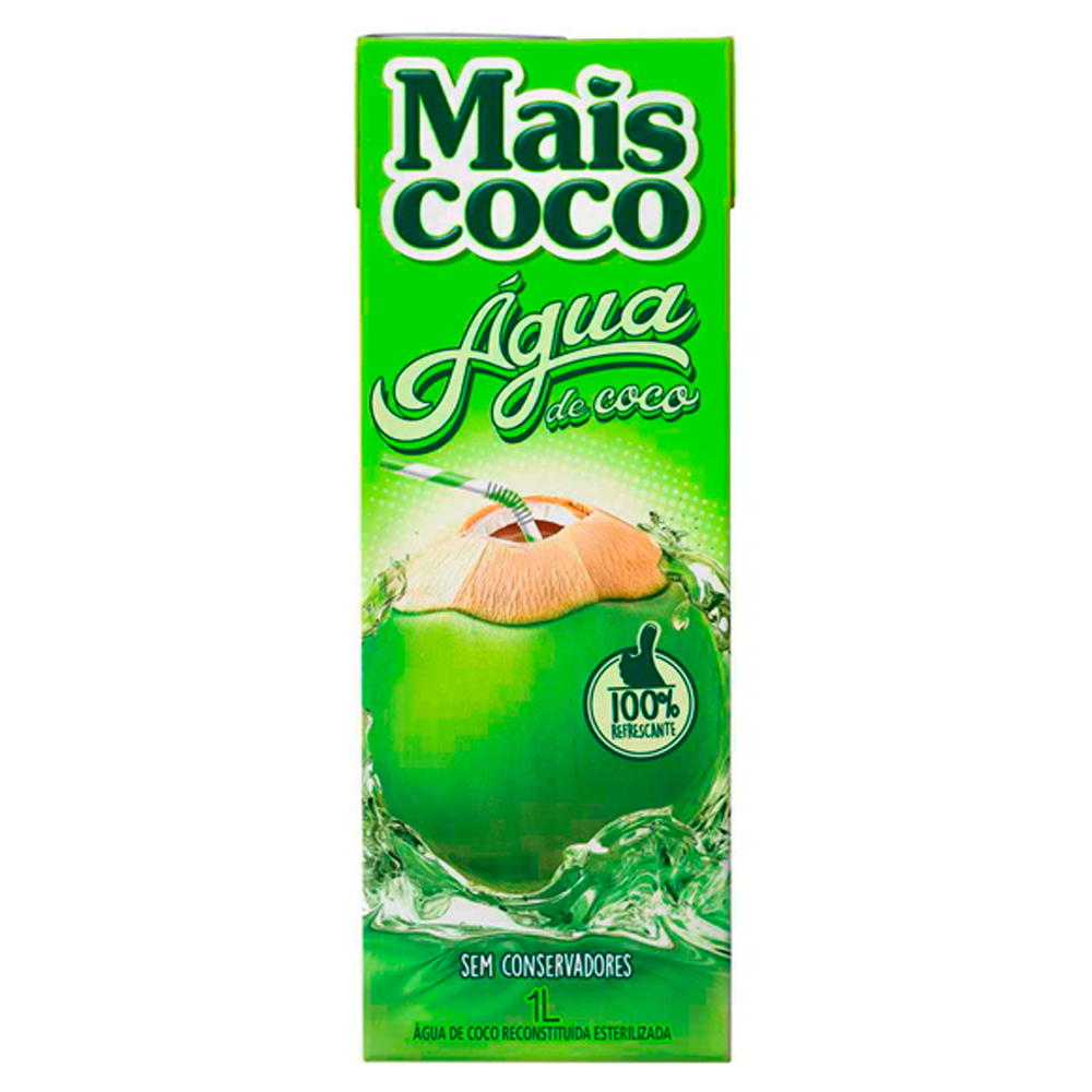 AGUA DE COCO MAIS COCO TP 1L