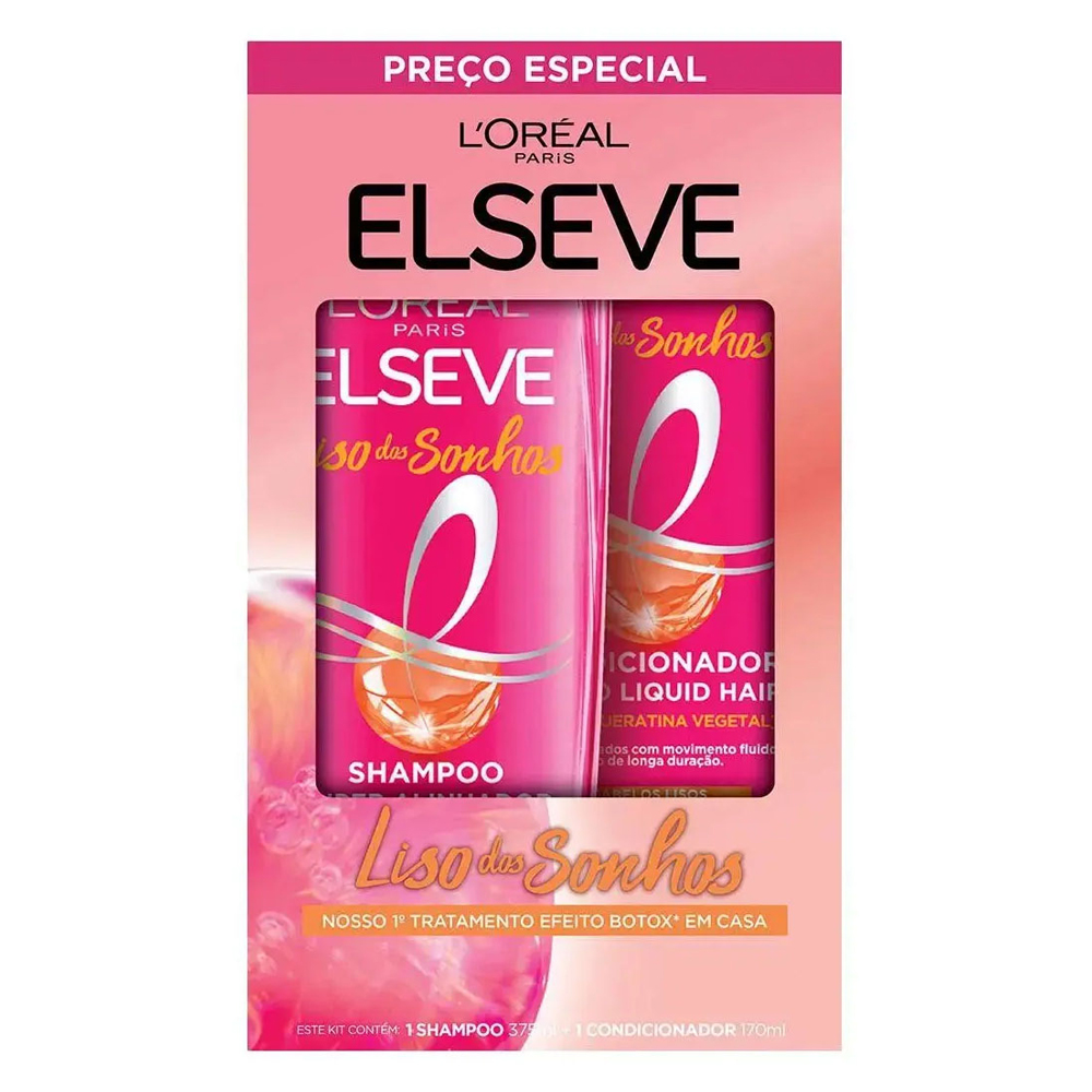 SH 375ML+ COND ELSEVE 170ML LISO SONHOS
