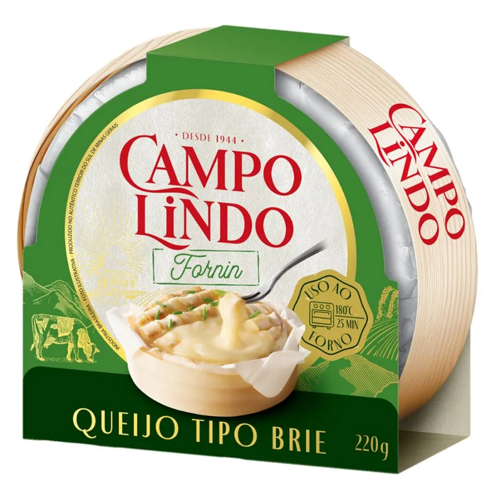 QUEIJO BRIE FORNIN CAMPO LINDO 220G