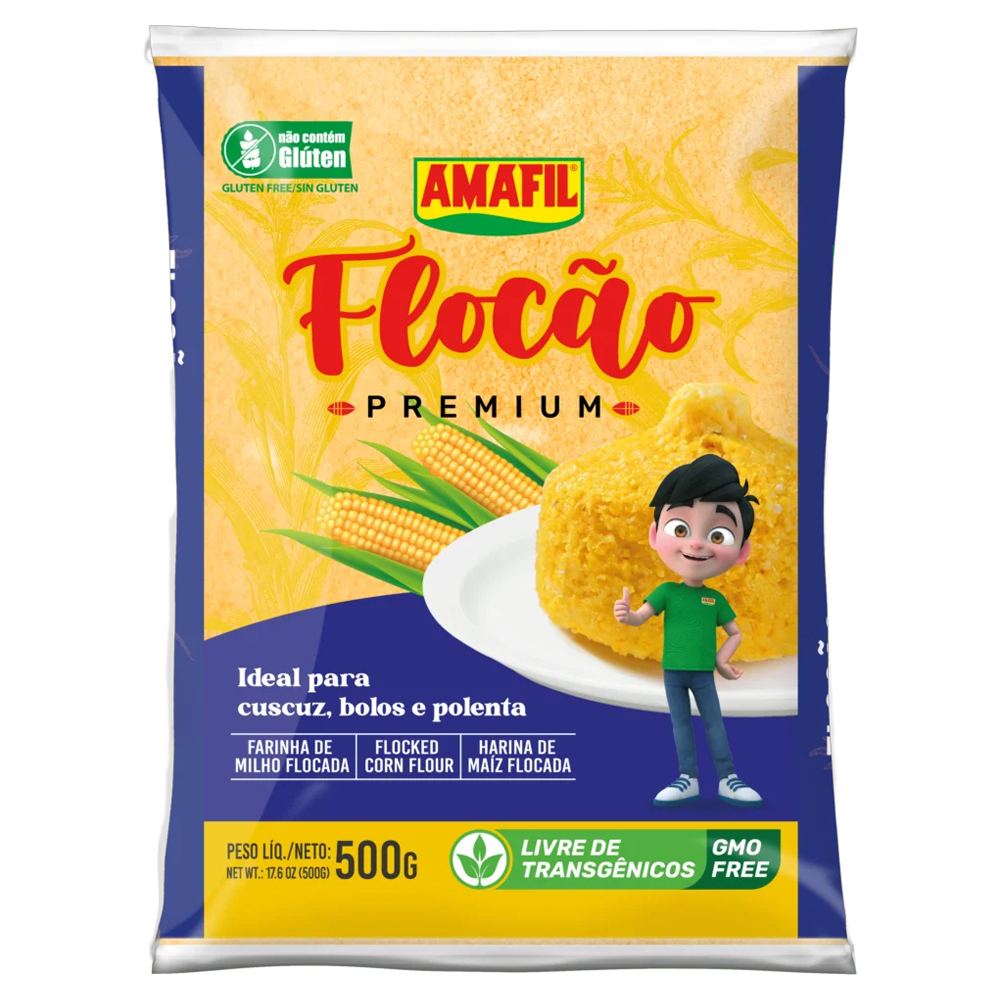 FLOCAO DE MILHO AMAFIL 500GR