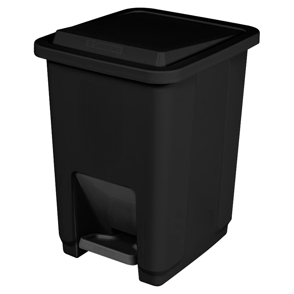 LIXEIRA C/ PEDAL SANREMO PLAST 7L