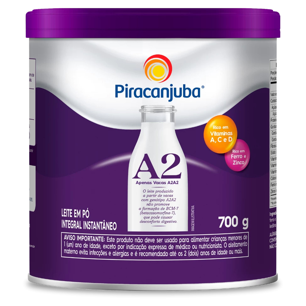 LEITE PO PIRACANJUBA 700G A2 VITAM LT 