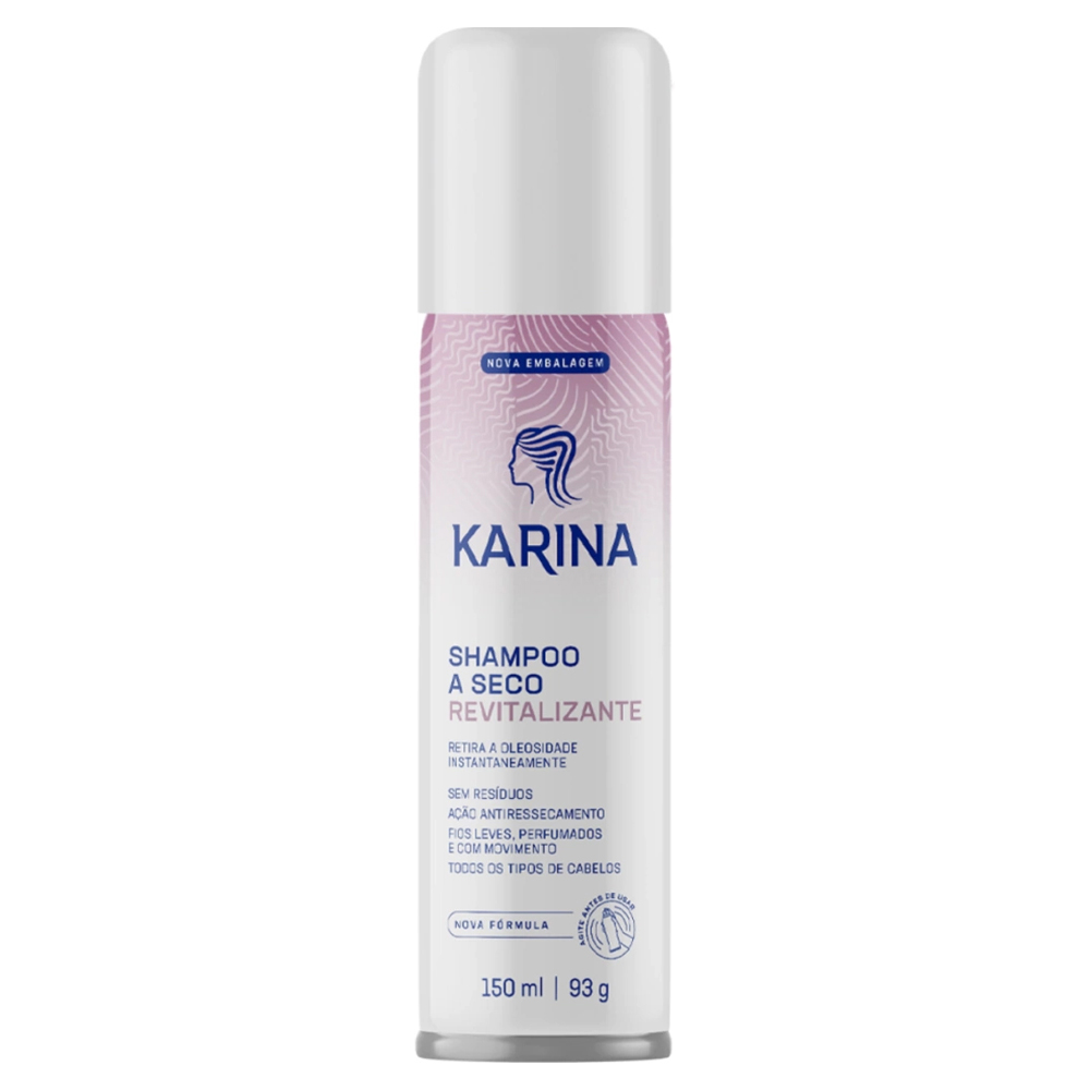 SHAMPOO A SECO KARINA REVITALIZANTE FRASCO 150ML
