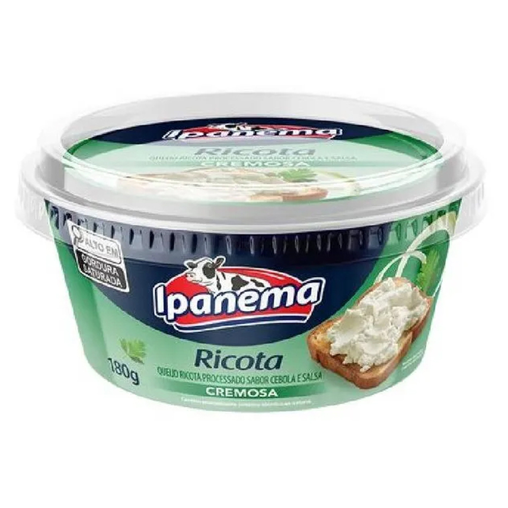 QUEIJO RICOTA IPANEMA CEB/SALSA 180G