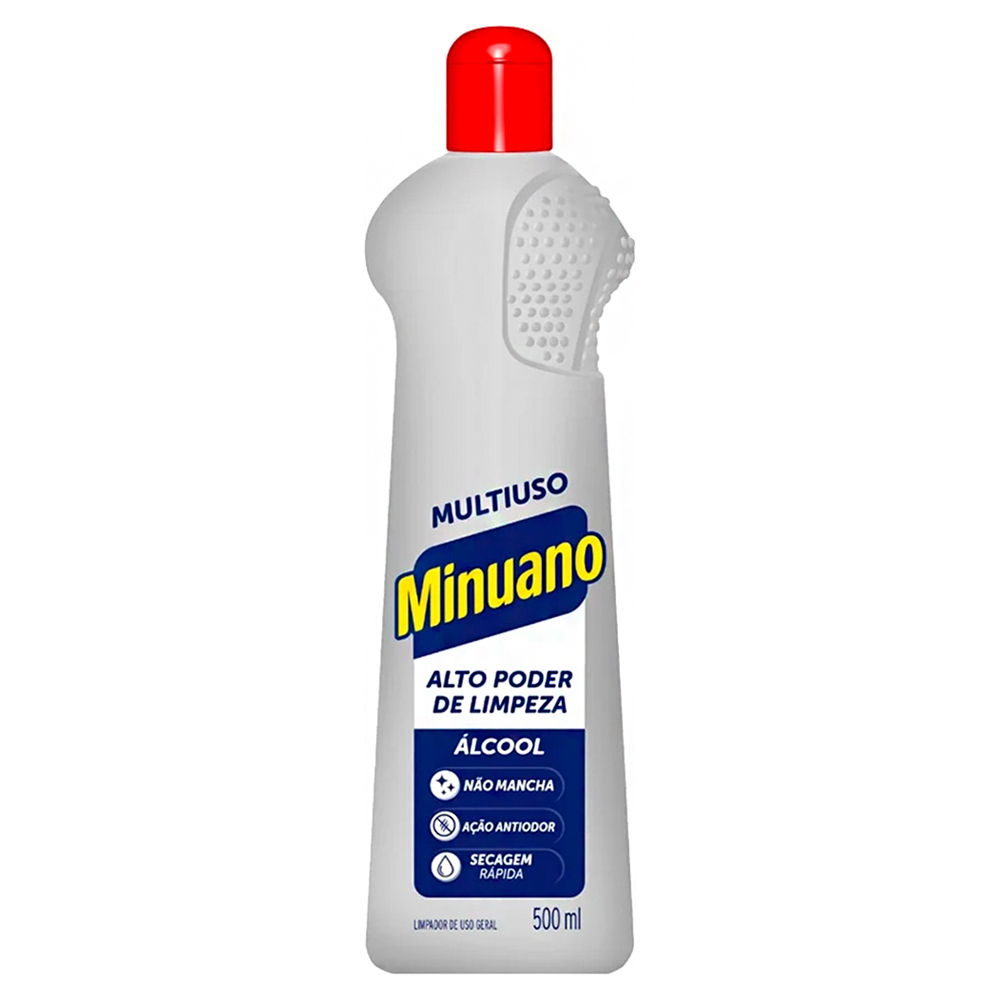 LIMP MULTIUSO MINUANO C/ALCOOL 500ML