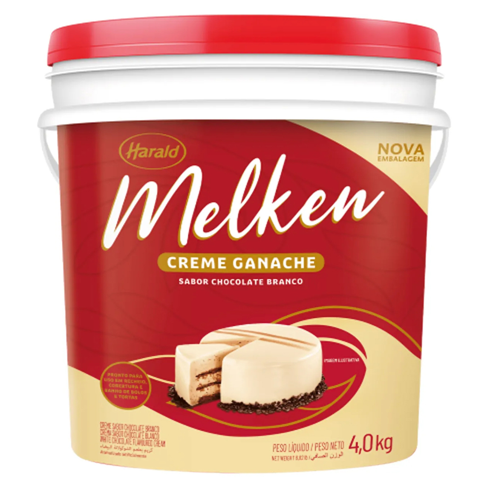 CREME GANACHE MELKEN BRANCO 4KG