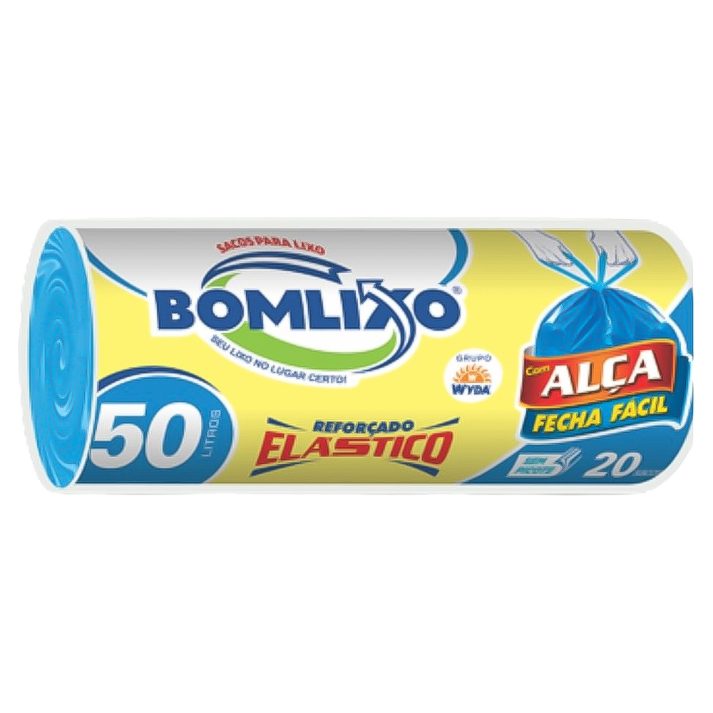 SACO P/LIXO BOMLIXO FECHA FACIL AZ 50L