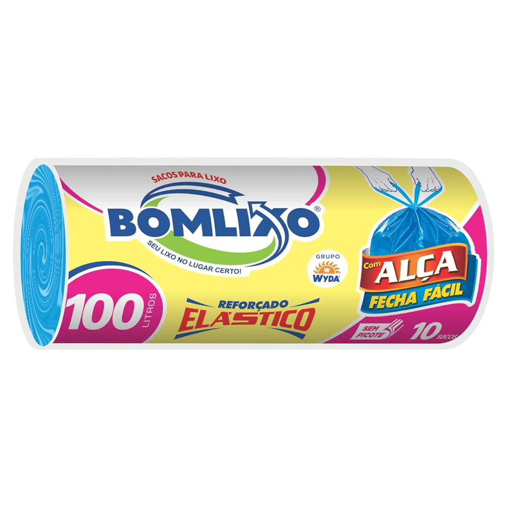 SACO P/LIXO BOMLIXO FECHA FACIL AZ 100L