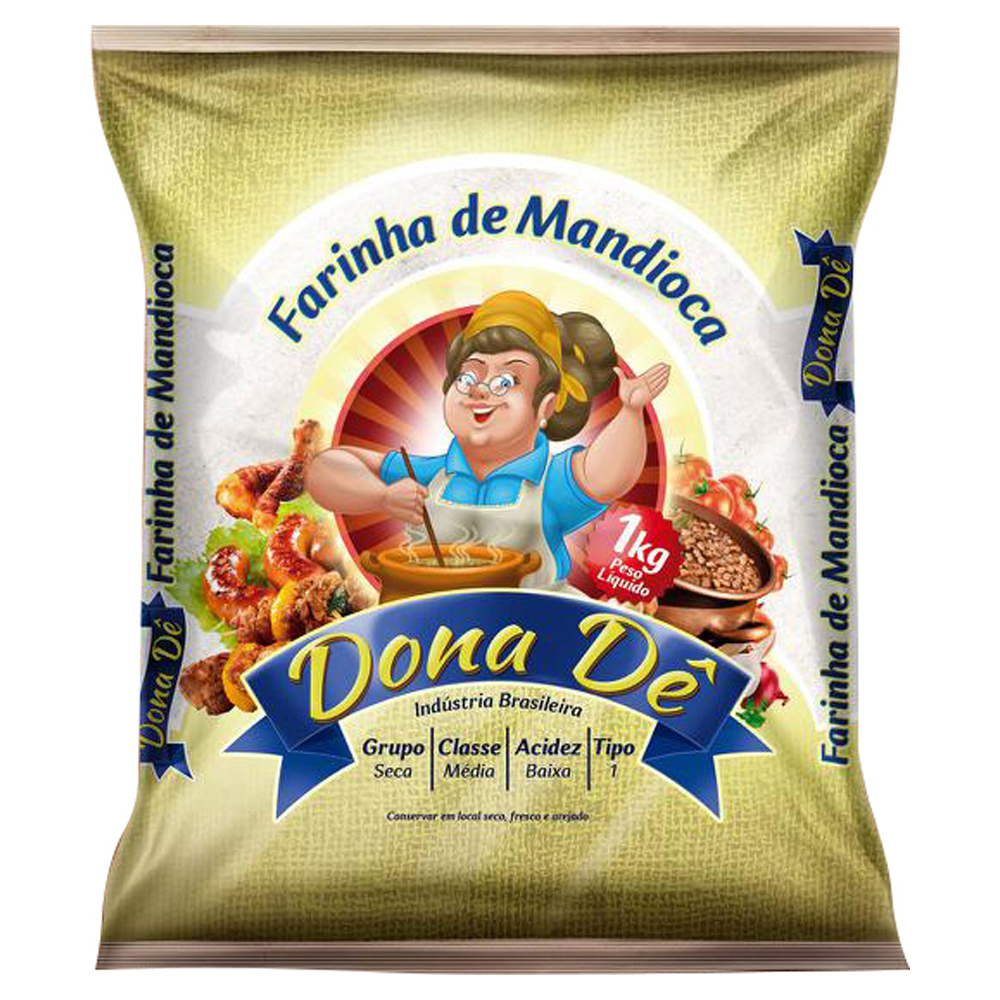 FARINHA DE MAND AMARELA DONA DE 1KG