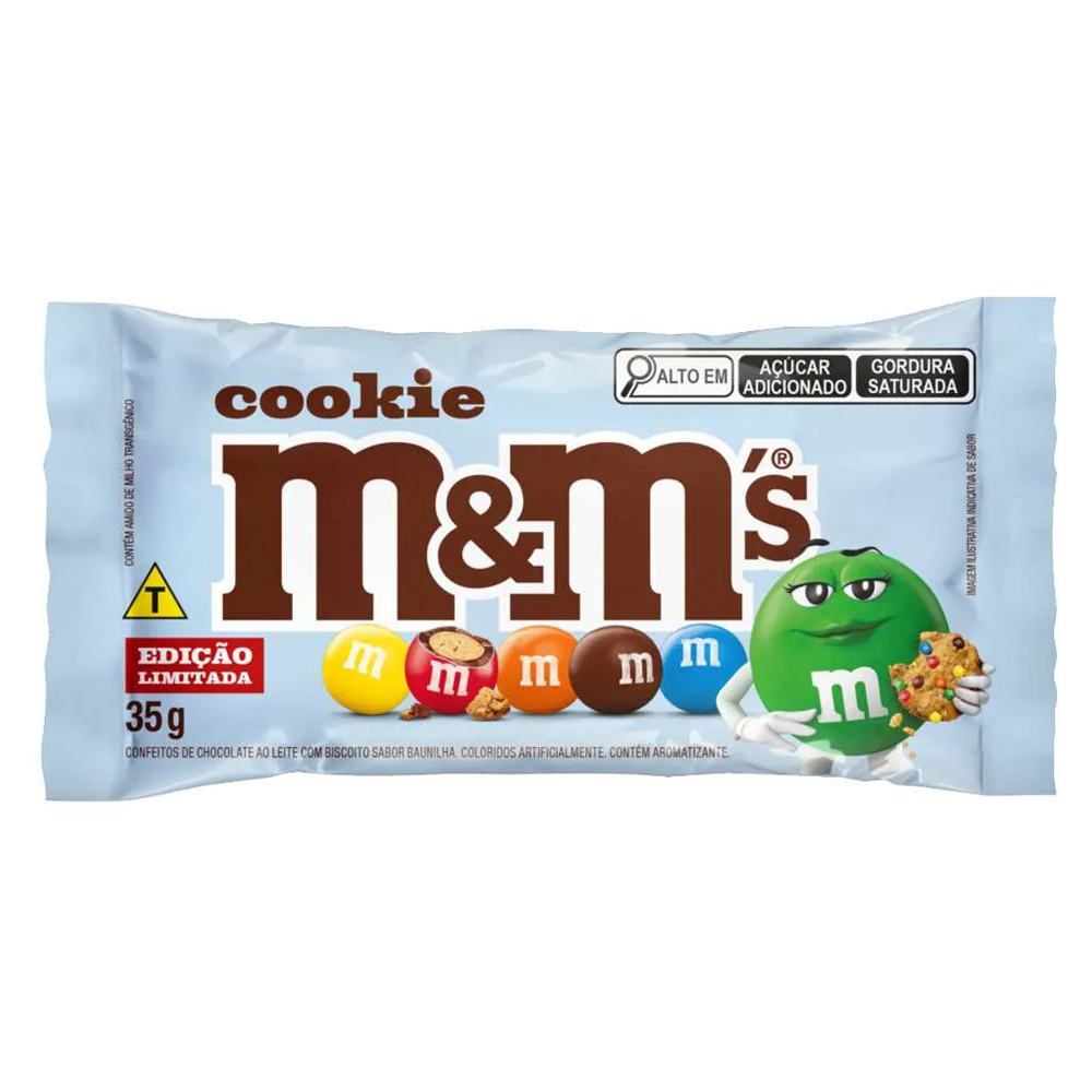 CHOCOLATE M&M CONFEITO COOKIES 35G